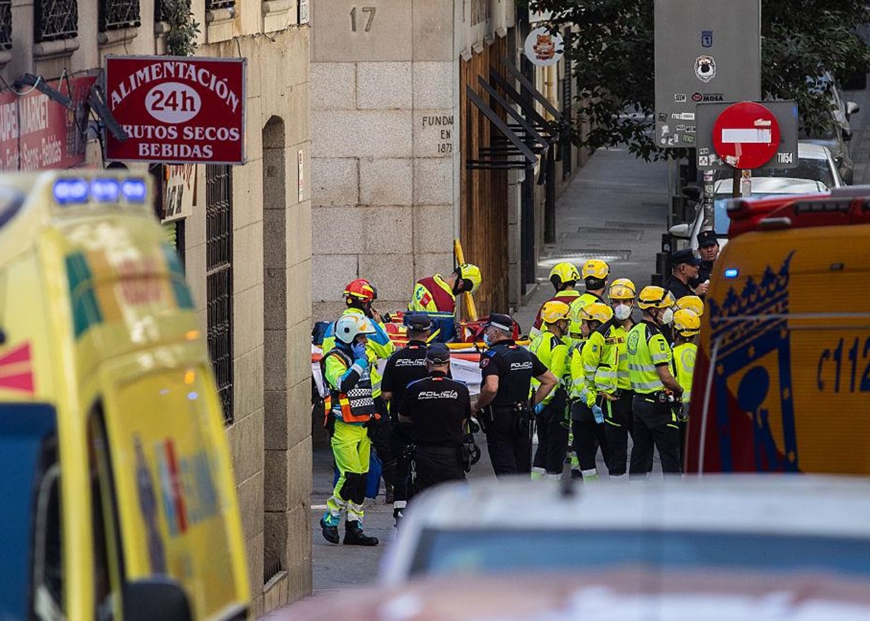 У центрі Мадрида обвалилася будівля: є загиблі