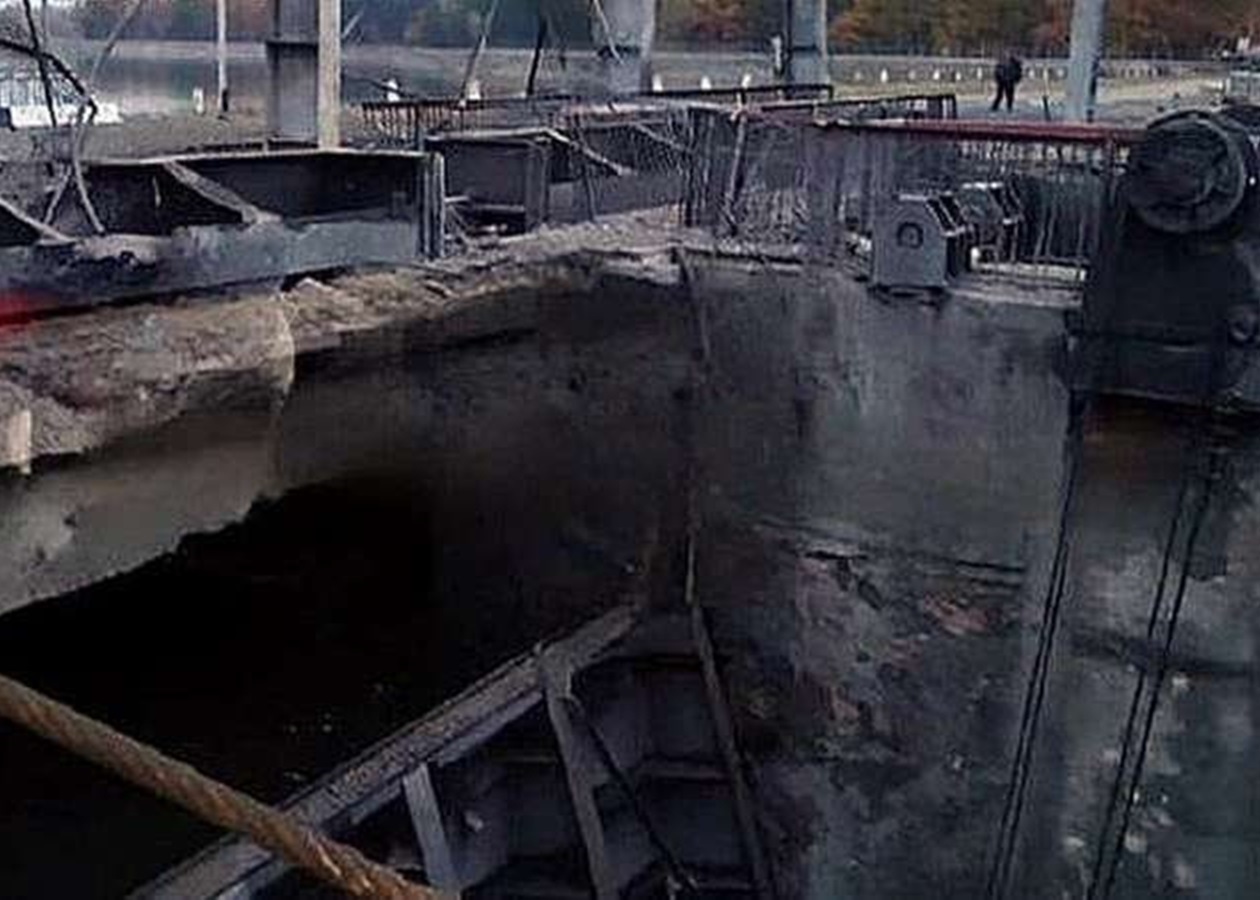 Наслідки ударів по Бєлгородській дамбі видно з космосу