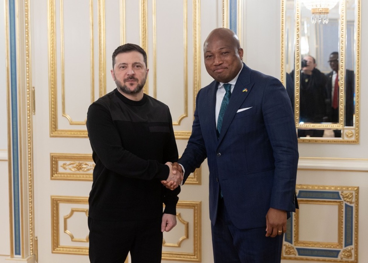 Зеленський вперше зустрівся з главою МЗС Гани