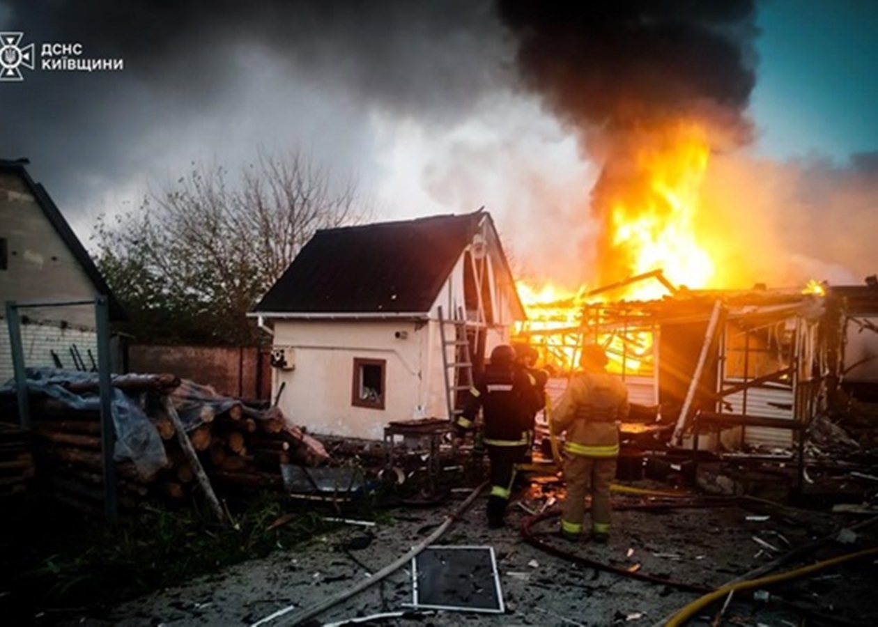 БПЛА атакували Київщину, є поранений