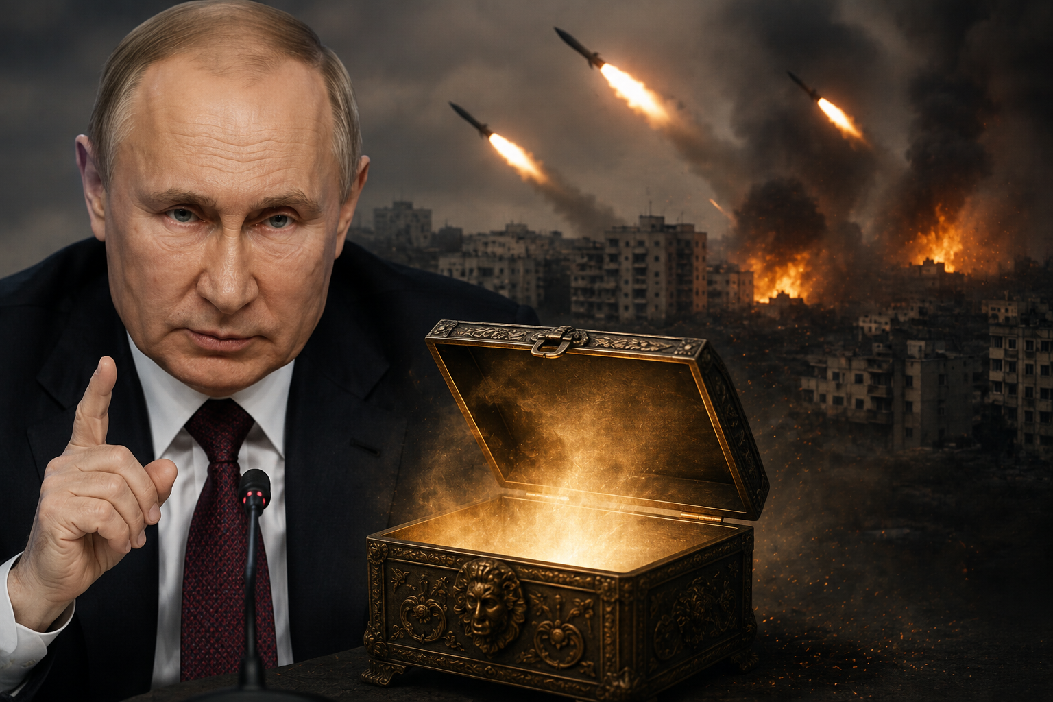 «Хтось відкрив скриньку Пандори»: Путін назвав удари по Україні «відповіддю» і пригрозив їх продовженням