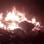 Під Одесою після атаки РФ горить собачий притулок